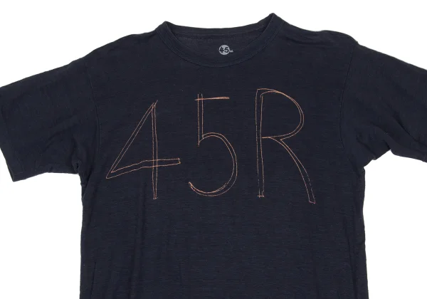 45rpm 45R Logo Printed Linen T Shirt K-169499_002