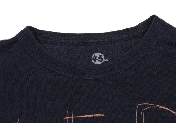 45rpm 45R Logo Printed Linen T Shirt K-169499_003
