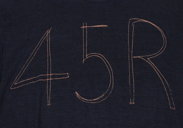 45rpm 45R Logo Printed Linen T Shirt K-169499_005
