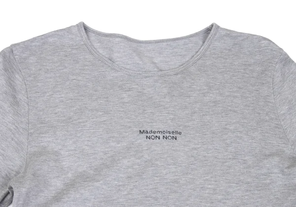Mademoiselle NON NON Logo Printed T Shirt K-169501_003