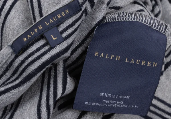 RALPH RALPH LAUREN Stripe 3/4 Sleeves T Shirt K-169502_013