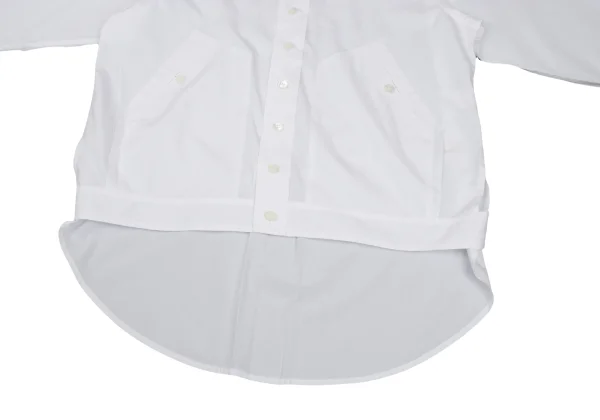 Y's Cotton Hem Asymmetrical Design Shirt K-169506_011