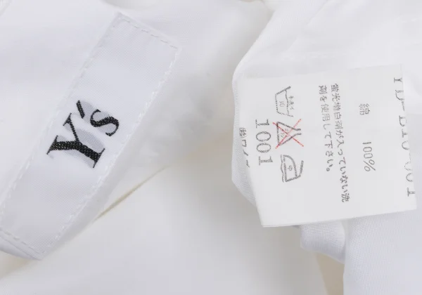 Y's Cotton Hem Asymmetrical Design Shirt K-169506_020