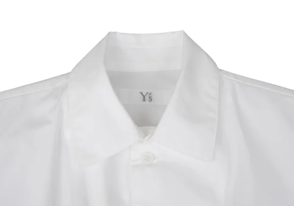 Y's Cotton Front Layered Design Sleeveless Shirt Dress K-169507_006