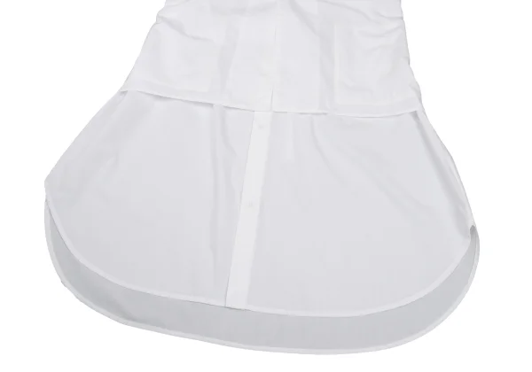 Y's Cotton Front Layered Design Sleeveless Shirt Dress K-169507_009