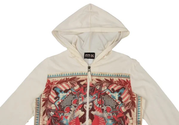 JPG by GAULTIER Cowgirl Printed Double-zip Hoodie K-169508_002
