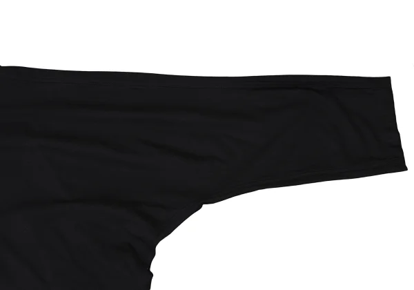 BLACK Scandal Yohji Yamamoto Two-tone Collar Detachable Asymmetrical Shirt K-169509_009