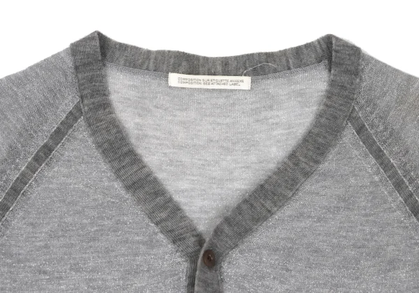 Yohji Yamamoto FEMME Glitter Knit Cardigan K-169510_003