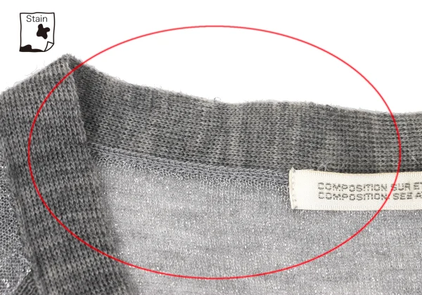 Yohji Yamamoto FEMME Glitter Knit Cardigan K-169510_004