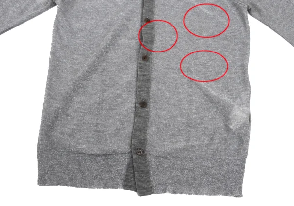 Yohji Yamamoto FEMME Glitter Knit Cardigan K-169510_011