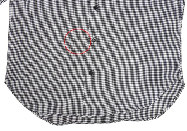 Y's Check Open Collar Rayon Shirt K-169513_012