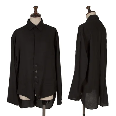 B Yohji Yamamoto Front Button Design Shirt