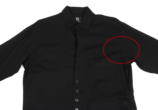 B Yohji Yamamoto Front Button Design Shirt K-169515_003