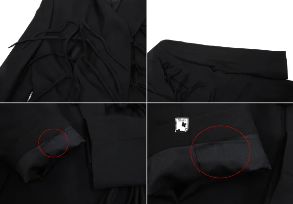 Jean Paul GAULTIER FEMME Wool Blend Lace-up Design Jacket K-169516_007