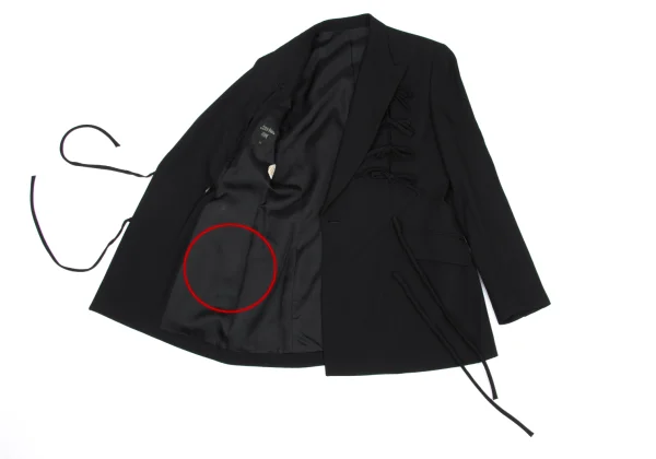 Jean Paul GAULTIER FEMME Wool Blend Lace-up Design Jacket K-169516_011