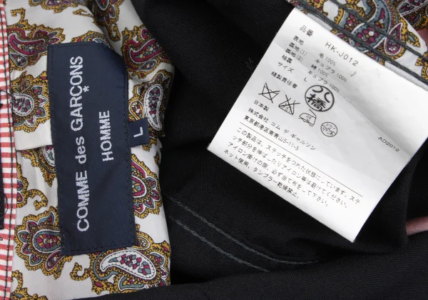 COMME des GARCONS HOMME Paisley Lining Patch Pocket Jacket K-169519_020