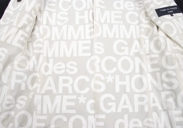 COMME des GARCONS HOMME Wool Blend Logo Lining Jacket K-169520_015