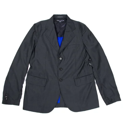 COMME des GARCONS HOMME Wool Striped Jacket