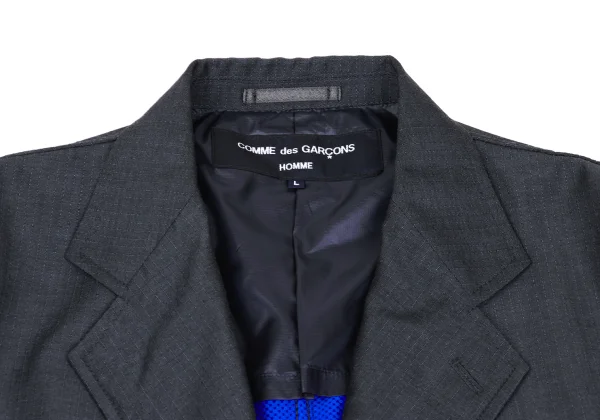 COMME des GARCONS HOMME Wool Striped Jacket K-169521_003