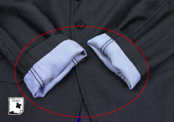 COMME des GARCONS HOMME Wool Striped Jacket K-169521_009