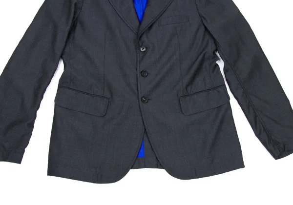 COMME des GARCONS HOMME Wool Striped Jacket K-169521_010