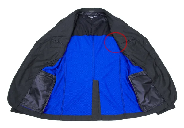 COMME des GARCONS HOMME Wool Striped Jacket K-169521_012