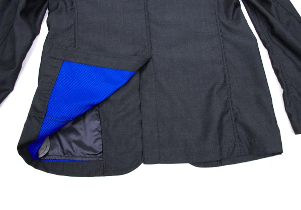 COMME des GARCONS HOMME Wool Striped Jacket K-169521_015