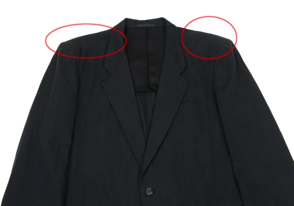 COMME des GARCONS HOMME Cotton Shadow Stripe Jacket K-169523_002