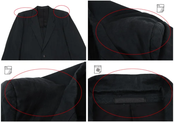 COMME des GARCONS HOMME Cotton Shadow Stripe Jacket & Pants K-169525_003