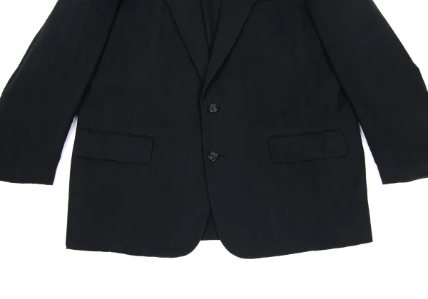 COMME des GARCONS HOMME Cotton Shadow Stripe Jacket & Pants K-169525_007