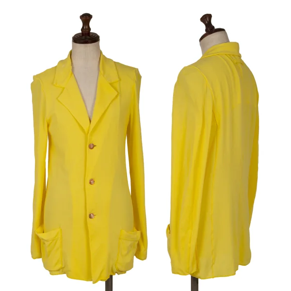 Jean Paul GAULTIER FEMME Nylon Jacket Yellow 40 K-169526_001