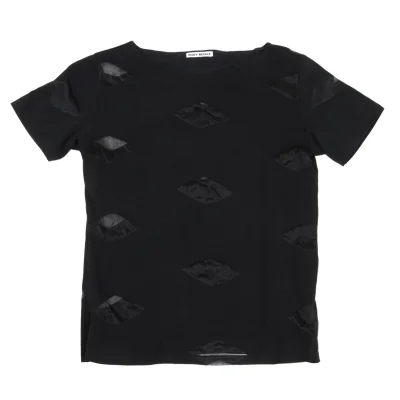 ISSEY MIYAKE Diamond Mesh Nylon T Shirt