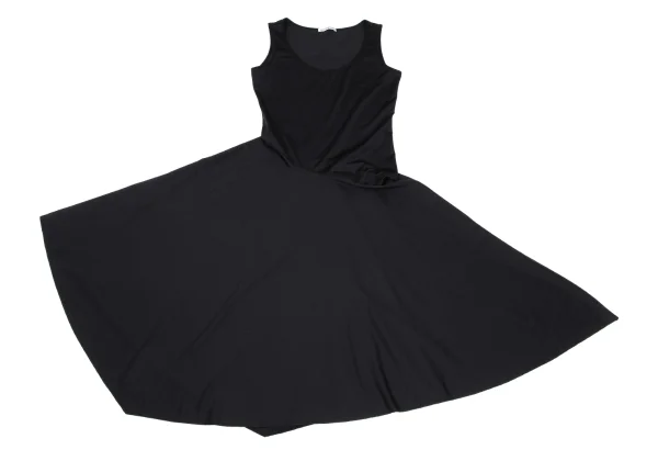 ISSEY MIYAKE Stretch Nylon Asymmetry Sleeveless Dress K-169528_002