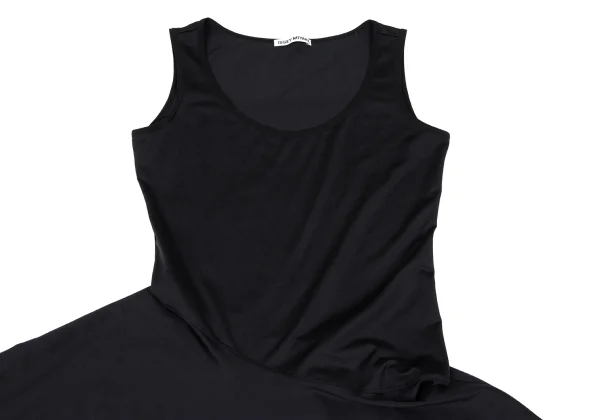 ISSEY MIYAKE Stretch Nylon Asymmetry Sleeveless Dress K-169528_003