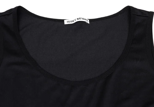 ISSEY MIYAKE Stretch Nylon Asymmetry Sleeveless Dress K-169528_004