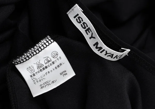 ISSEY MIYAKE Stretch Nylon Asymmetry Sleeveless Dress K-169528_011