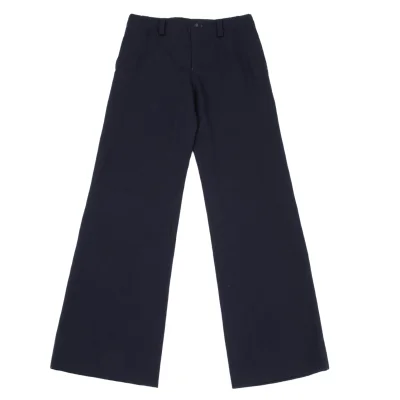 ISSEY MIYAKE Cross Seam Wool Wide Pants