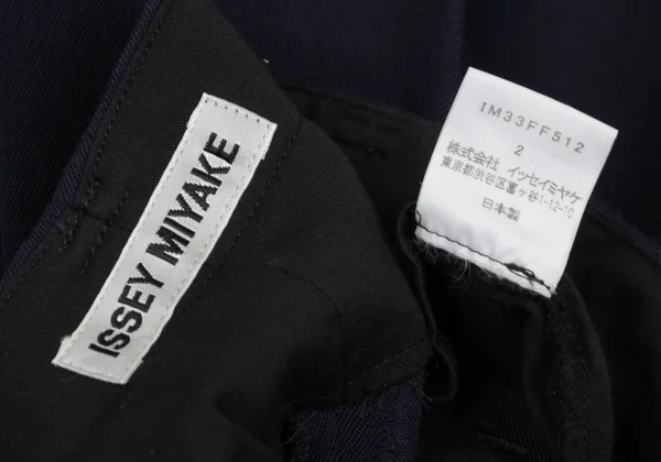 ISSEY MIYAKE Cross Seam Wool Wide Pants K-169529_011