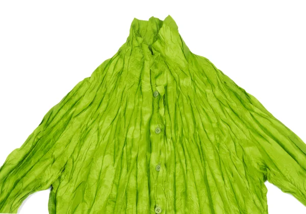 PLEATS PLEASE Shiny Wrinkle Pleats Shirt K-169531_003