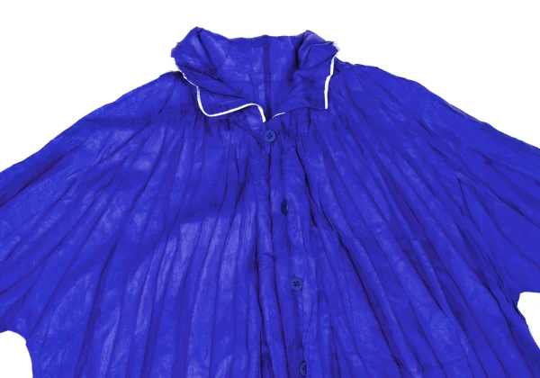 PLEATS PLEASE Piping Design Wrinkle Pleated Shirt K-169532_003