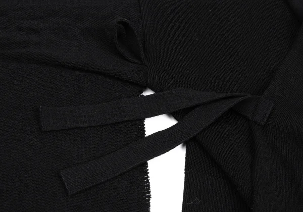 ISSEY MIYAKE A-POC Wool Nylon Mesh Drape Cardigan K-169533_009