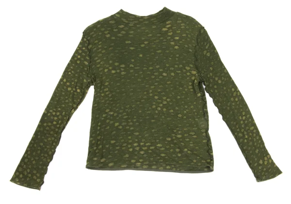 Plantation Printed Mock Neck T Shirt K-169536_002