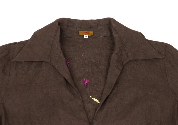 KENZO JUNGE Back Bird Print Stitch Design Dress K-169538_004