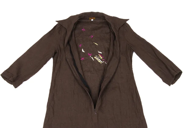 KENZO JUNGE Back Bird Print Stitch Design Dress K-169538_005