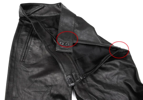 GUCCI Leather Straight Pants K-169540_005