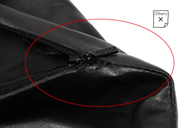 GUCCI Leather Straight Pants K-169540_007