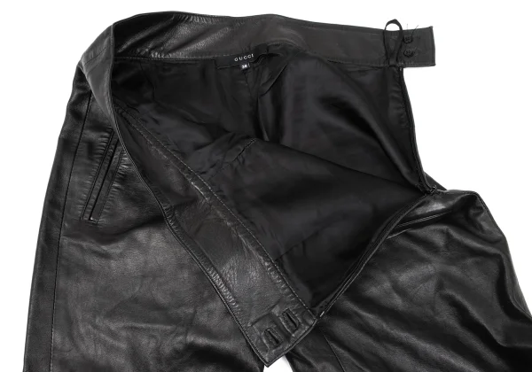 GUCCI Leather Straight Pants K-169540_008