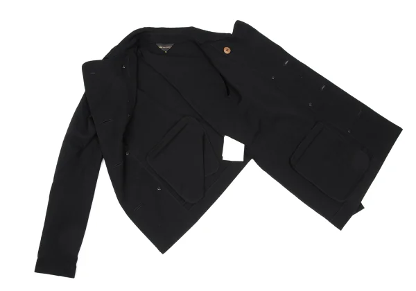 COMME des GARCONS Stretch Wool Twist Knit Jacket K-169543_013