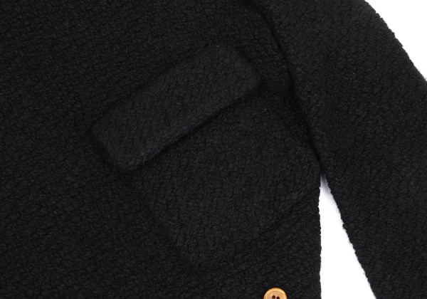 COMME des GARCONS Angora Blend Wool Knit Circle Jacket K-169551_016