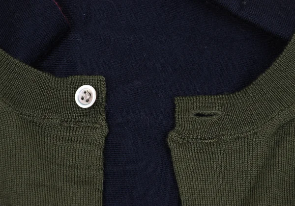 COMME des GARCONS Docking Wool Knit Cardigan K-169553_005